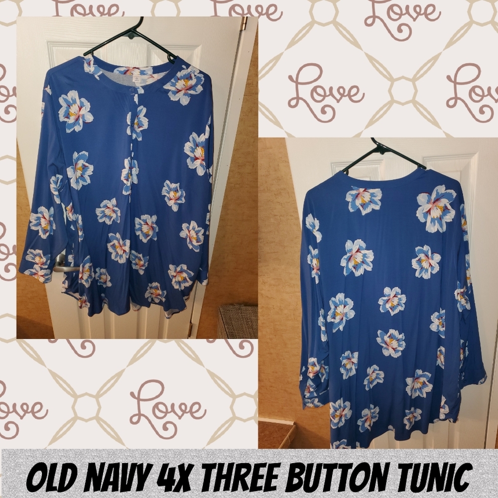 Old Navy 4x Floral Tunic